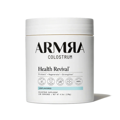 ARMRA Colostrum™ Powder | Gut Health & Bloating | Skin & Hair | Immunity | Keto, Gluten & Fat-Free | 120 Servings