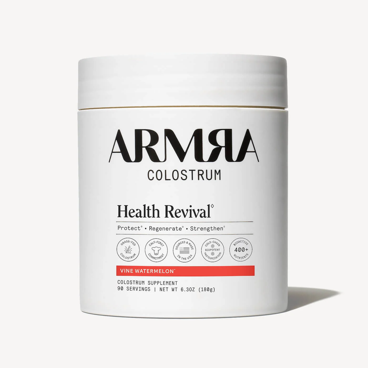 ARMRA Colostrum™ Powder | Gut Health & Bloating | Skin & Hair | Immunity | Keto, Gluten & Fat-Free | 120 Servings